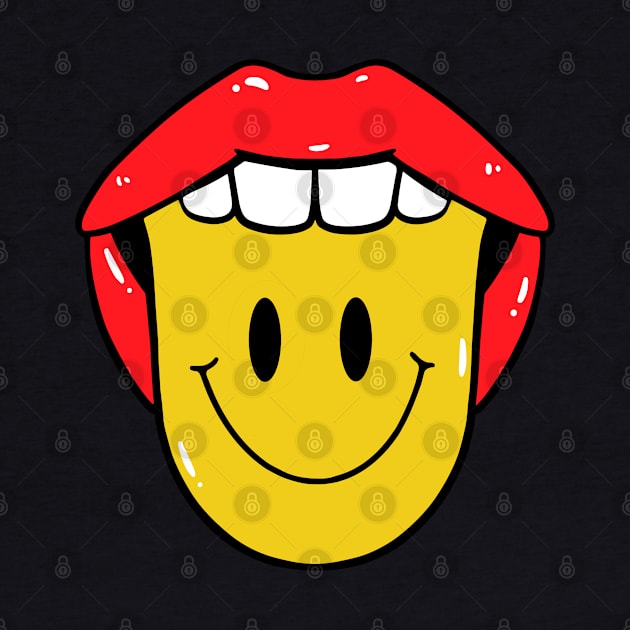 Tongue Smiley by Bruno Pires